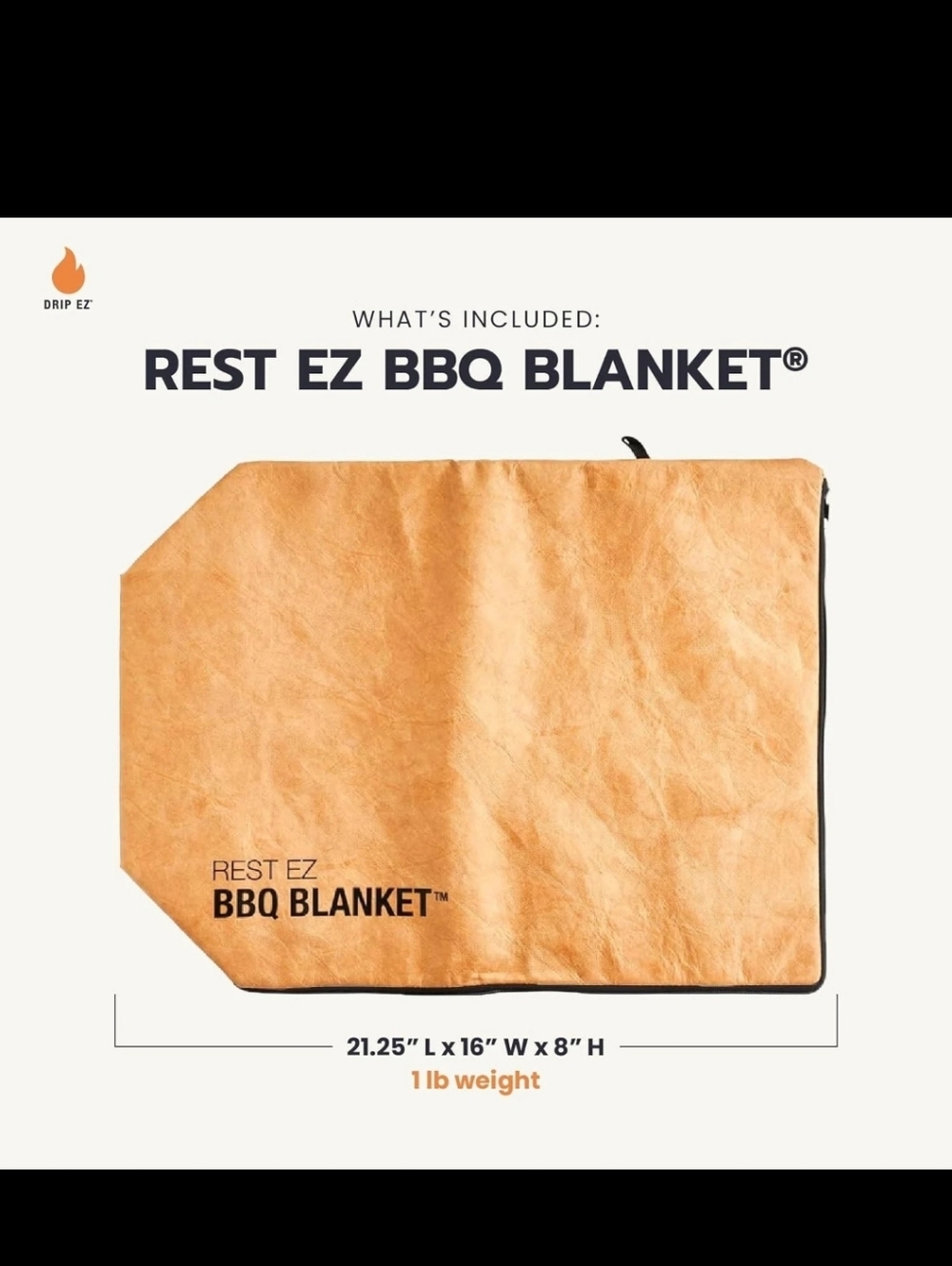 BBQ Blanket for Resting Meat, Reusable Insulated BBQ Meat Resting, NWT Lol - Picture 2 of 4